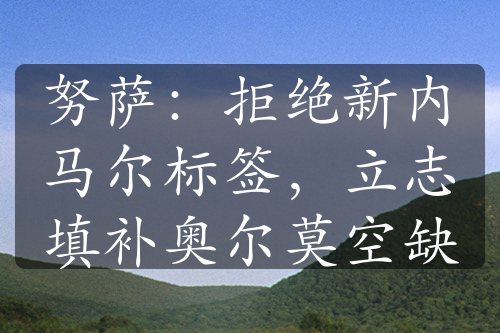 努薩：拒絕新內(nèi)馬爾標(biāo)簽，立志填補(bǔ)奧爾莫空缺